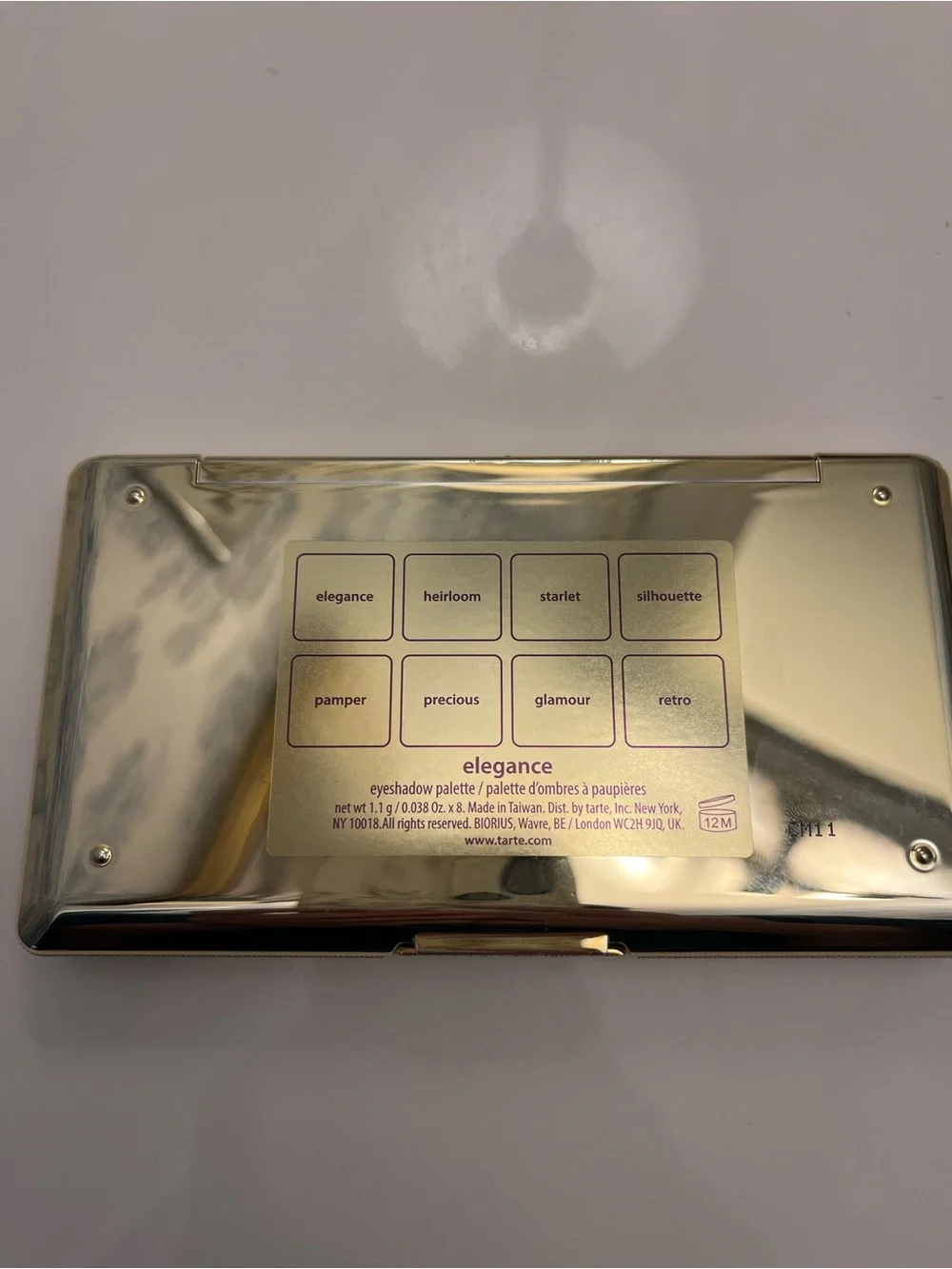 Tarte Elegance Metallic Gold Woven Eye & Face Palette Brand new never used